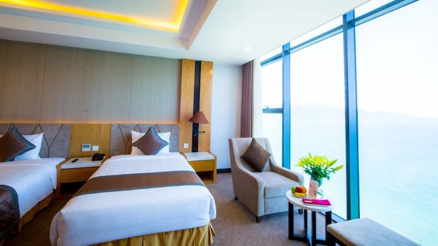 Deluxe Twin room with ocean view