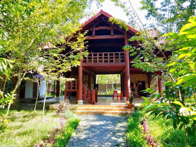 Deluxe Double Cottage with balcony and with view