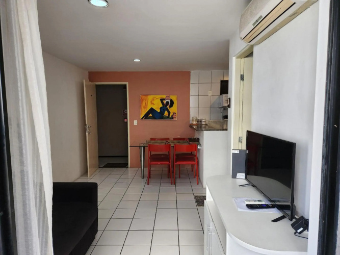 Apartamento 1 dormitório c/piscina