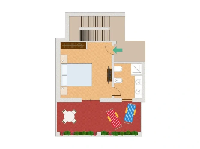 Deluxe Double room with sea view
