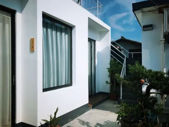 Outside