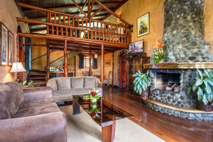 Villa with balcony