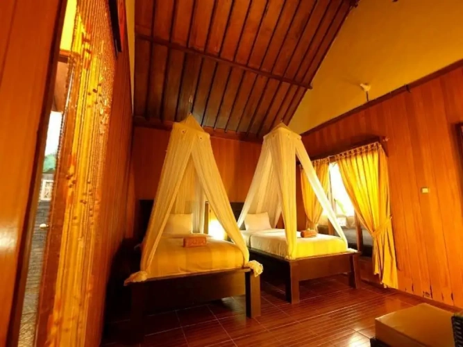 Deluxe Twin Bungalow with garden view