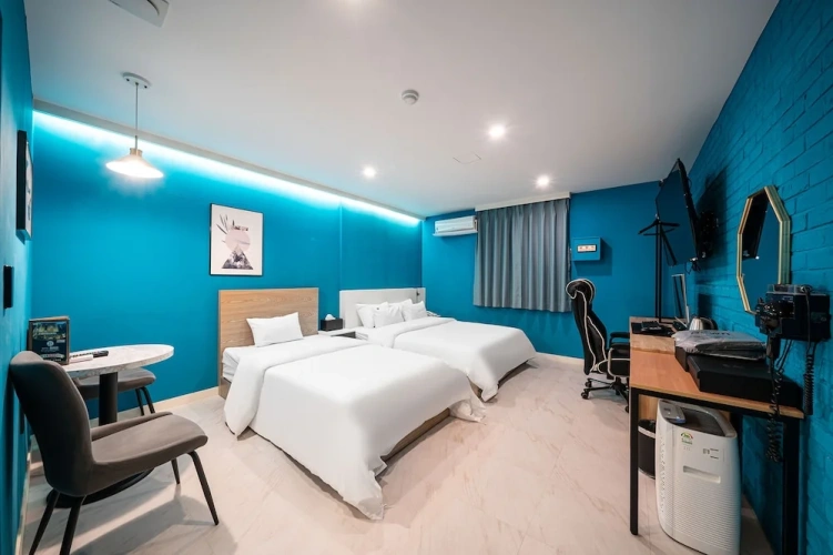 Deluxe Twin room with city view