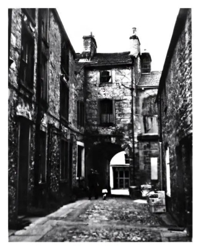 Recently restored house in 18th Century courtyard