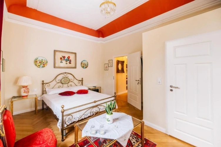 Deluxe Double room with balcony and with garden view
