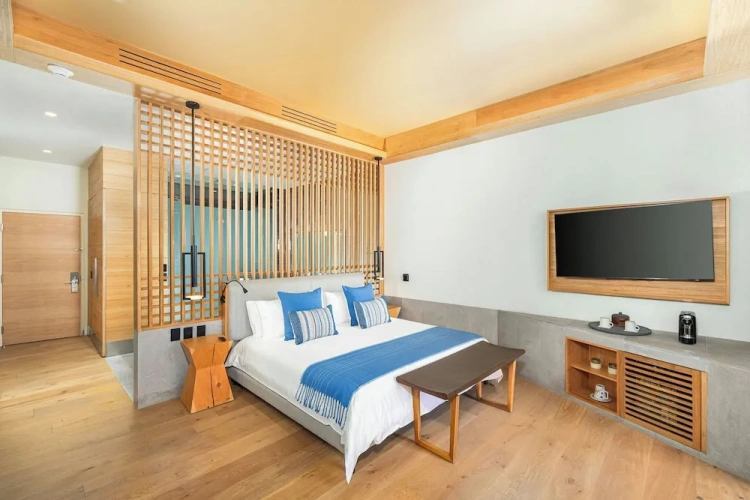 Deluxe Double room with balcony and with pool view