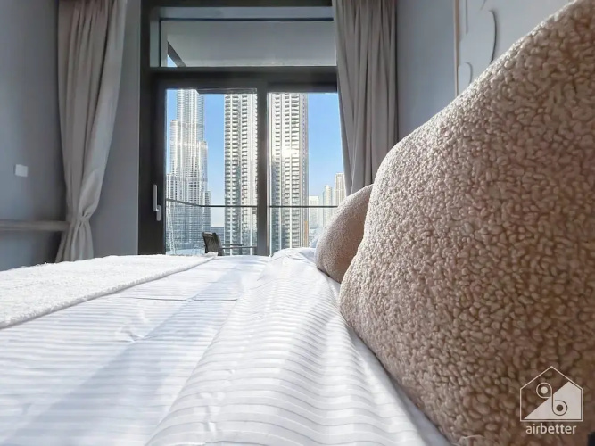 Luxurious 4B Balcony & Views Burjcrown Downtown
