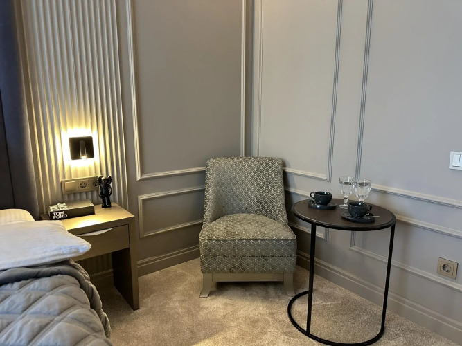 Фотография номера квартиры Апартаменты с бассейном и собственным пляжем в центральном районе Адлера