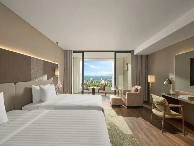 Executive Twin room with balcony and with mountain view