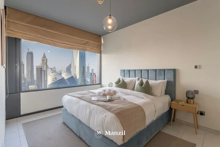 Manzil-1BR Apartment with Skyline Views