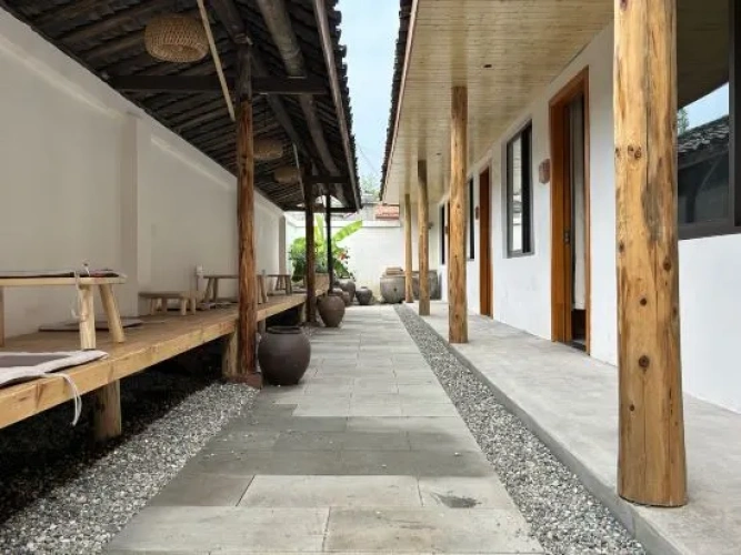 Outside