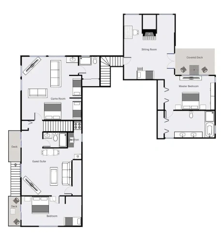 5 Bedrooms Cottage