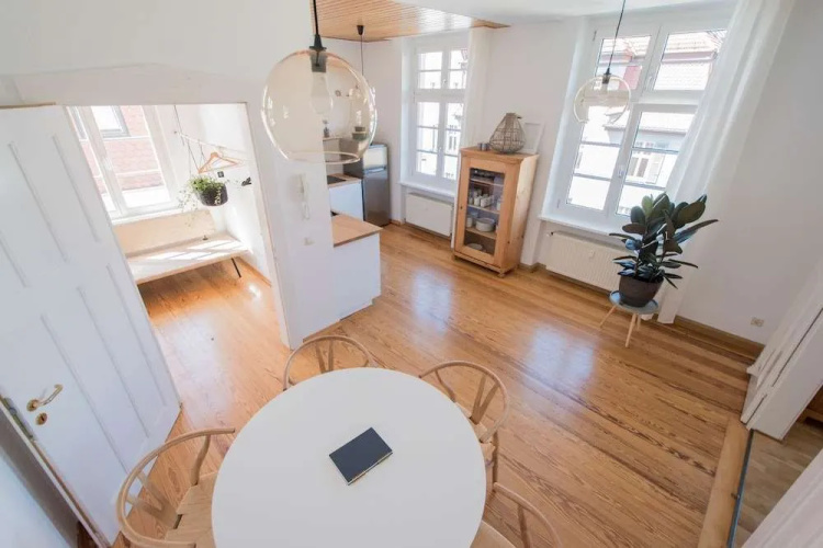 Modern design im klassischen Altbau