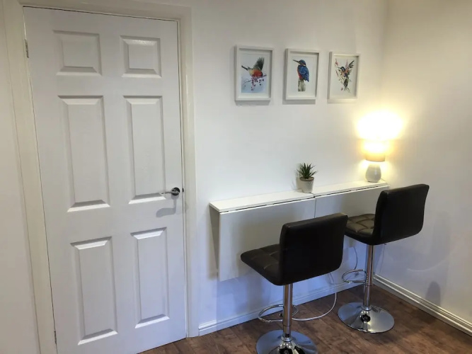 Fountain View 1BR Flat-Free Parking