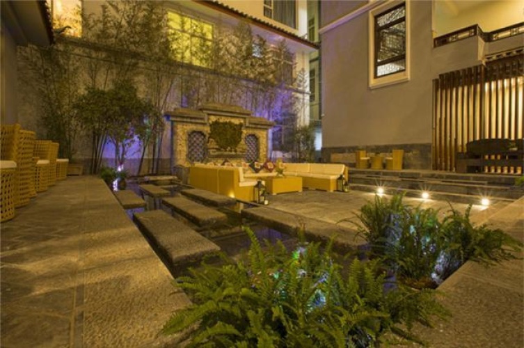 Outside