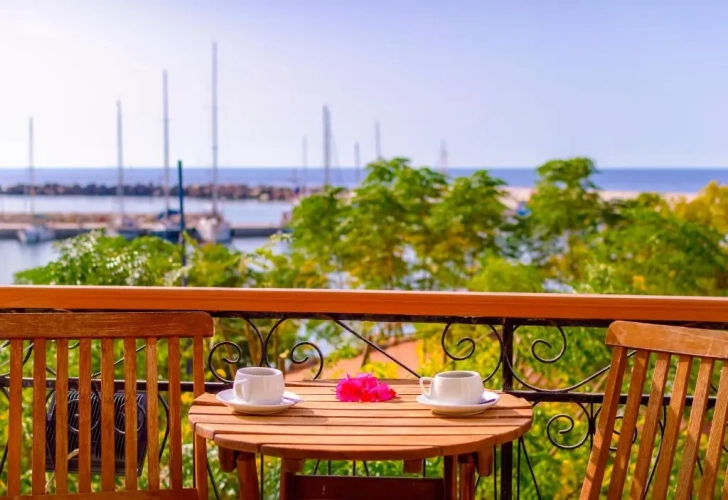 Standard Double room with balcony and with sea view