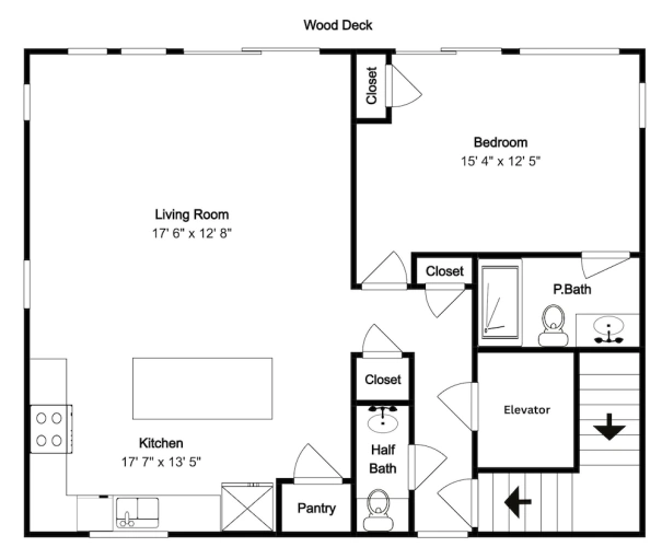 4 Bedrooms Studio
