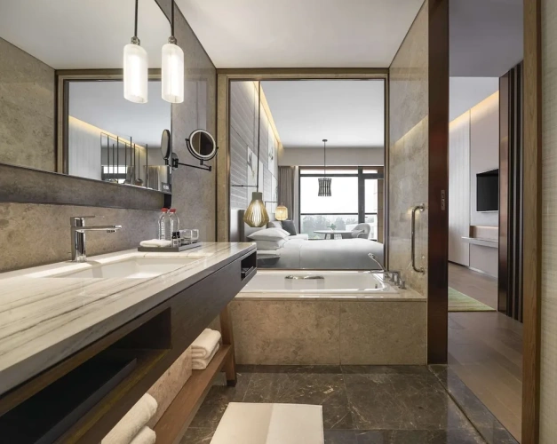 Twin room with garden view