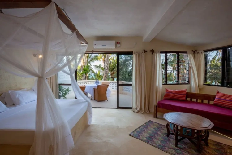 1 Bedroom Standard Quadruple room with balcony and with ocean view