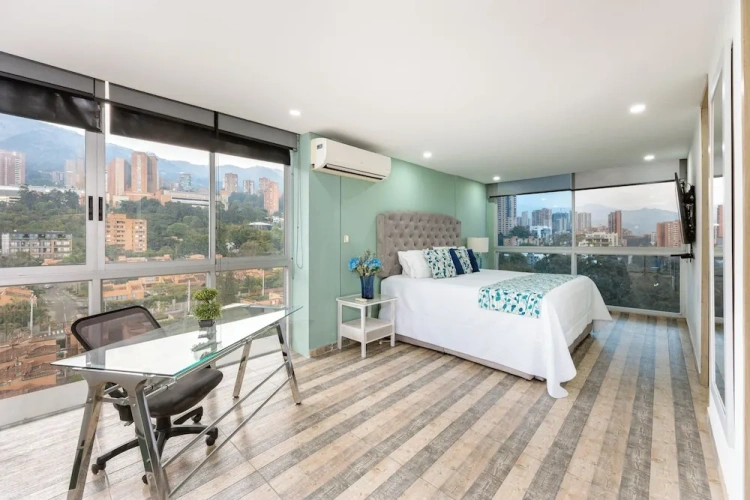 Standard Family Duplex room with balcony and with city view