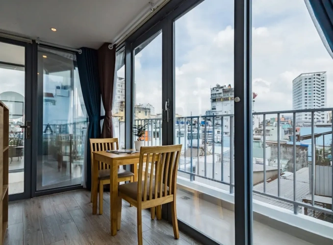 Luxury Penthouse room with balcony and with city view