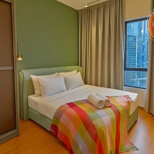 3 Bedrooms Deluxe Suite with balcony and with city view