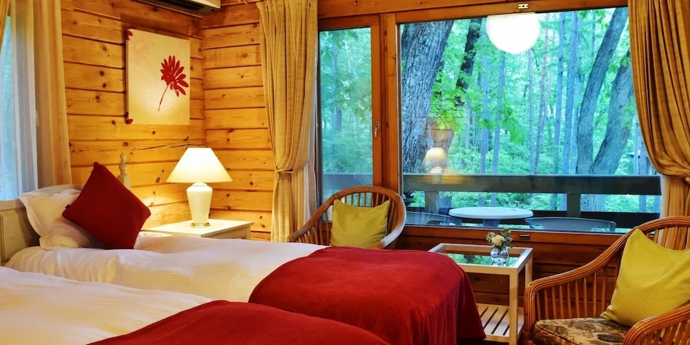 Cottage with balcony