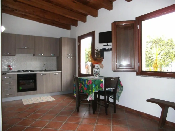 Studio with garden view