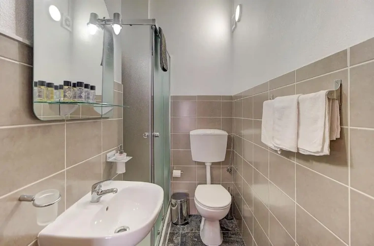 Standard Quadruple room with balcony and with view