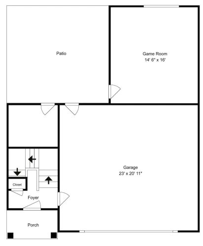 3 Bedrooms Cottage with balcony