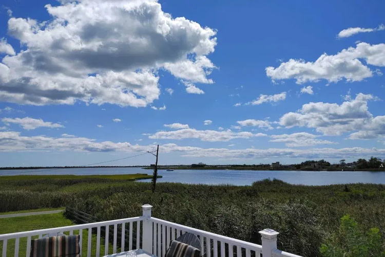 Waterfront Home w/ Large Deck & Dock on Narrow Bay