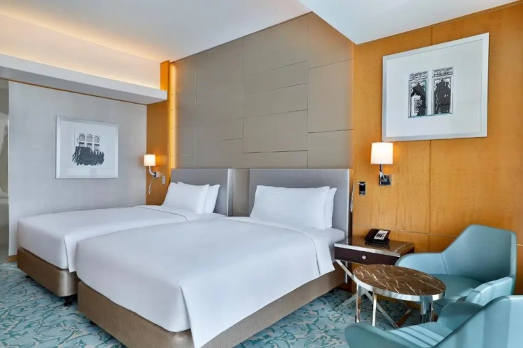 Executive Twin room with balcony and with sea view