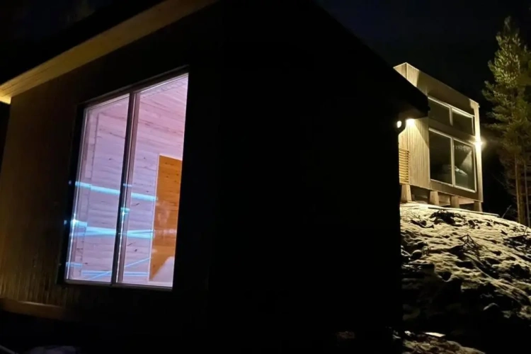 Outside