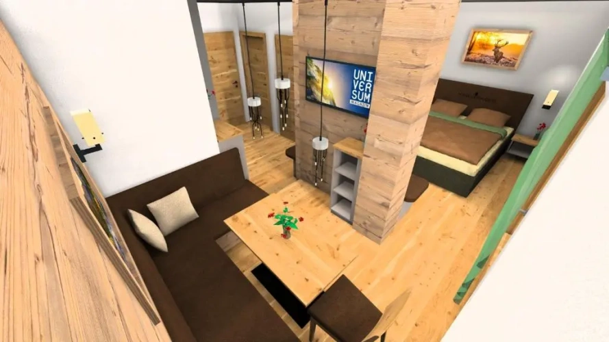 Standard Double room with balcony and with view