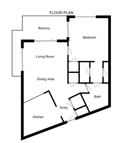 Standard Double room with balcony and with bay view