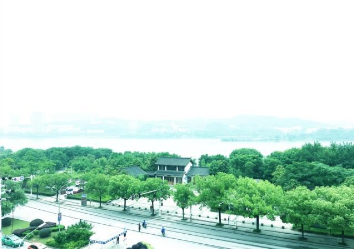 Outside