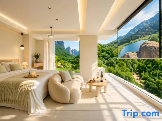 Double Attic Cottage with mountain view