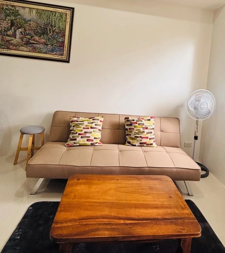 1 Bedroom Standard Family room with balcony and with pool view
