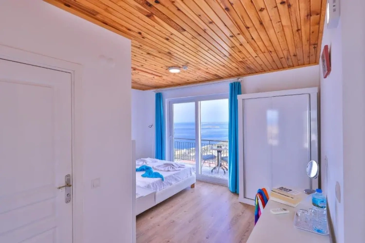 Deluxe Double room with balcony and with sea view