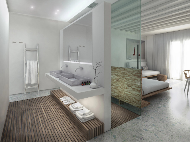 Mykonos Palace Beach HotelOver view