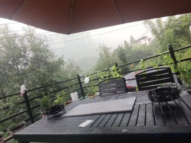 Outside