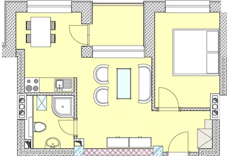 2 Bedrooms Superior Double Apartment