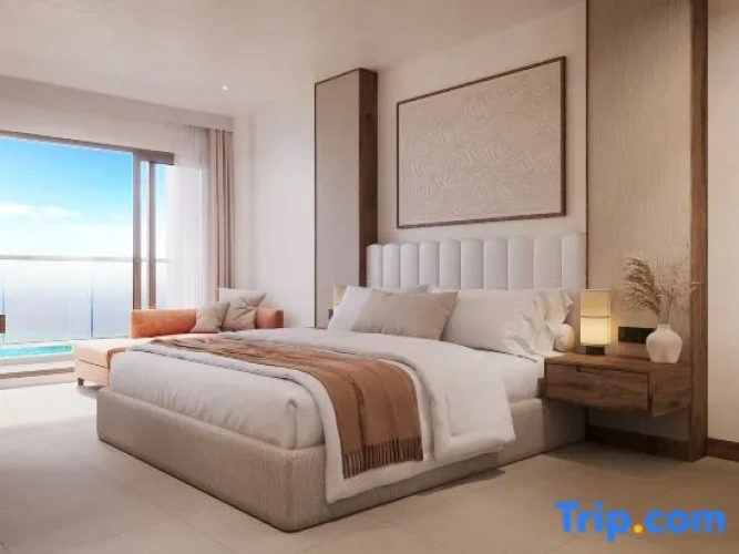 Deluxe room with balcony and with sea view