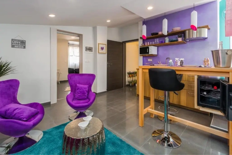 Deluxe Apartment with balcony and with view