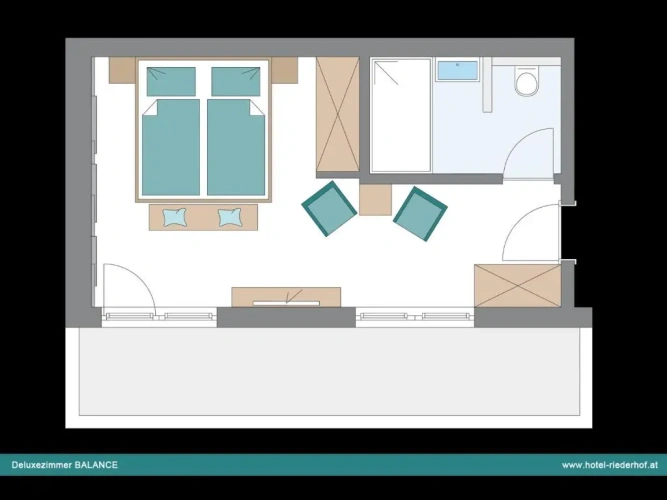Deluxe Double room with balcony