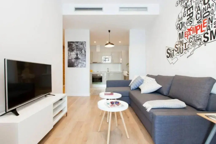 Stylish and centric 2-bedroom apartment in Eixample &Terrace P2