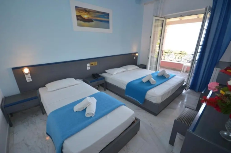 Standard Family room with balcony and with sea view
