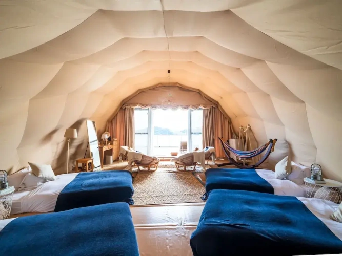 4 Bedrooms Standard Quadruple room with ocean view