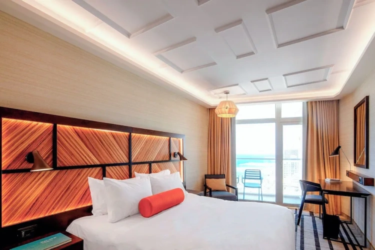 Executive Twin room with balcony and with sea view